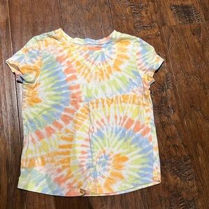 Old Navy toddler tshirt rainbow tie dye